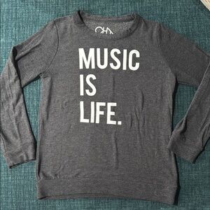 Chaser Music Is Life long sleeve